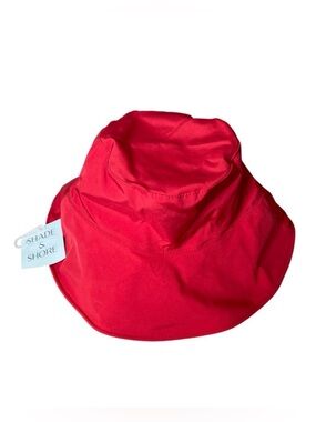 Shade & Shore Red Bucket Hat NWT One Size